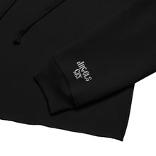 Load image into Gallery viewer, Embroidered “I Trust No Treason” Crop Hoodie