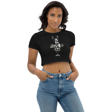 Load image into Gallery viewer, The Keys Logo Organic Crop Top Inverted