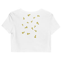 Load image into Gallery viewer, The Keys Logo Red Organic Crop Top