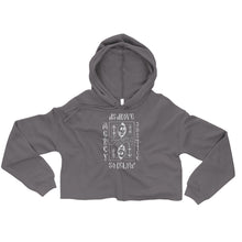 Load image into Gallery viewer, As Above So Below Crop Hoodie Inverted