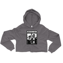 Load image into Gallery viewer, American Gothic Crop Hoodie Inverted