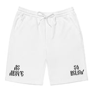 As Above So Below Fleece Shorts