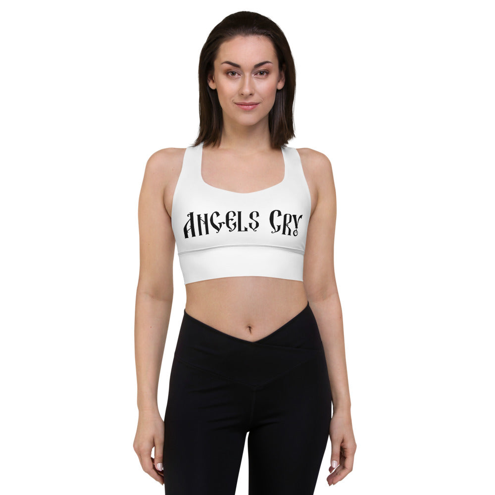 Angels Cry Logo Sports Bra