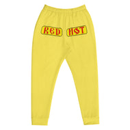 Red Hot Joggers Front Print Yellow