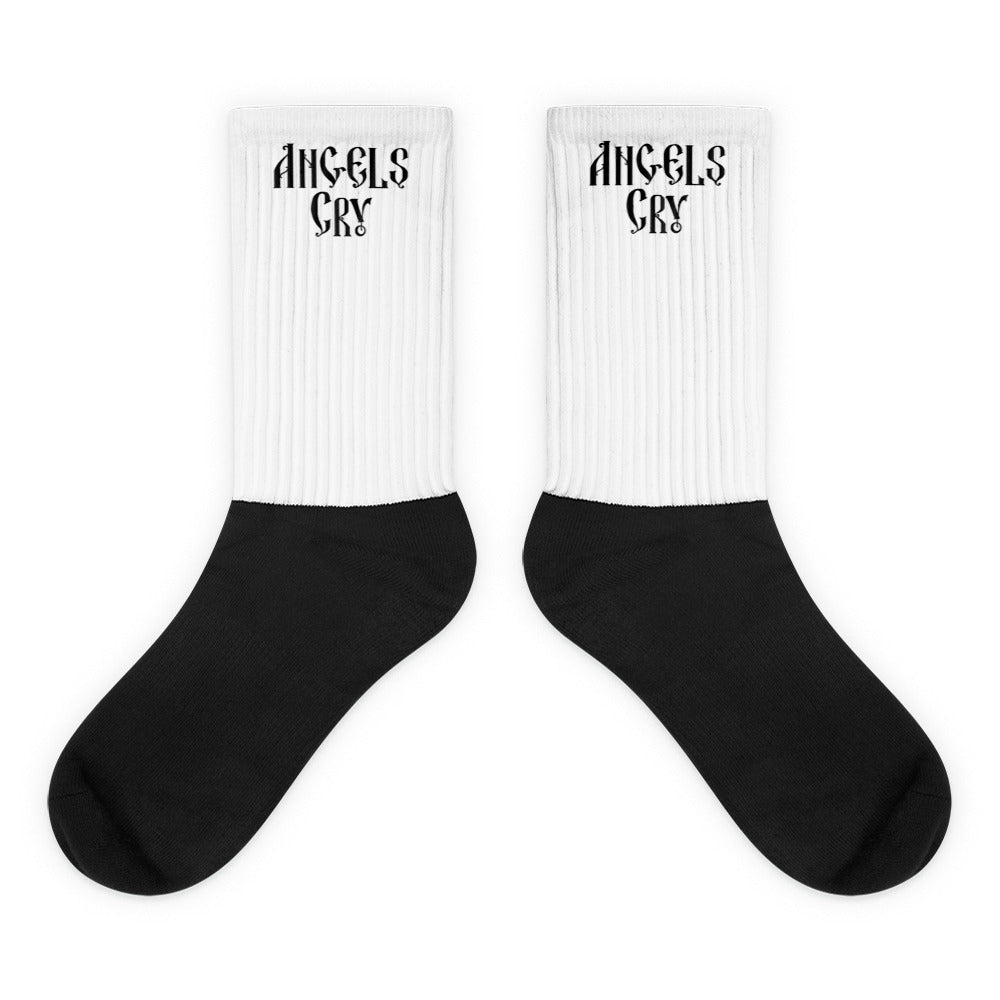 Angels Cry Stacked Logo Socks