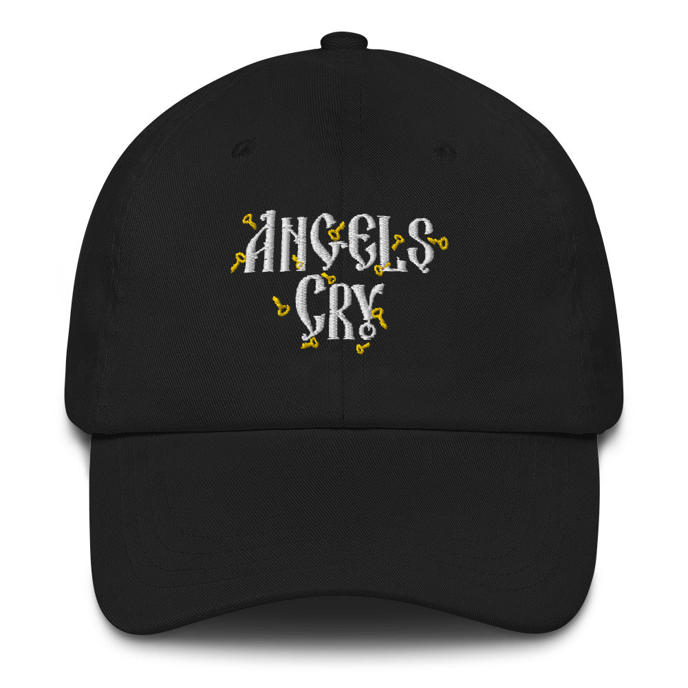 Angels Cry Key Logo Dad Cap Inverted