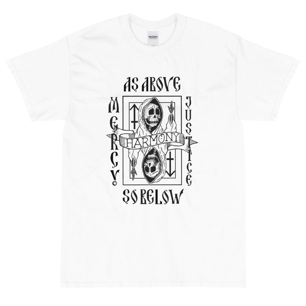 As Above So Below White Tee