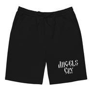 Angels Cry Logo Fleece Shorts Inverted