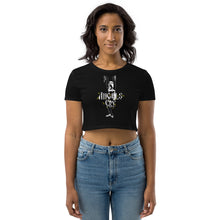 Load image into Gallery viewer, The Keys Logo Organic Crop Top Inverted
