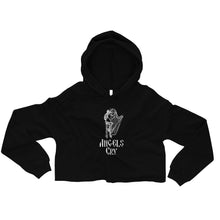 Load image into Gallery viewer, Angel&#39;s Harp Crop Hoodie Inverted
