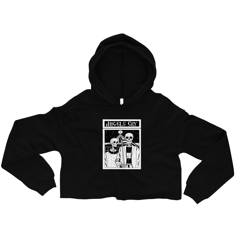 American Gothic Crop Hoodie