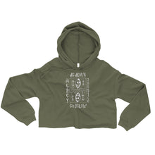 Load image into Gallery viewer, As Above So Below Crop Hoodie Inverted
