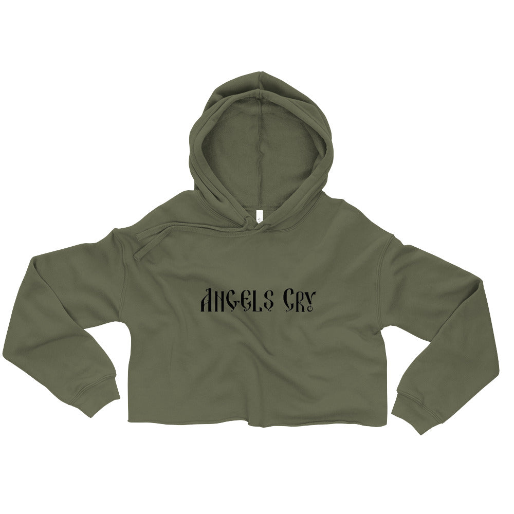 Angels Cry Logo Crop Hoodie