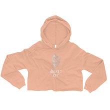 Load image into Gallery viewer, Angel&#39;s Harp Crop Hoodie Inverted
