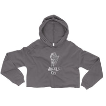 Load image into Gallery viewer, Angel&#39;s Harp Crop Hoodie Inverted
