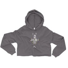 Load image into Gallery viewer, The Keys Stacked Crop Hoodie Inverted
